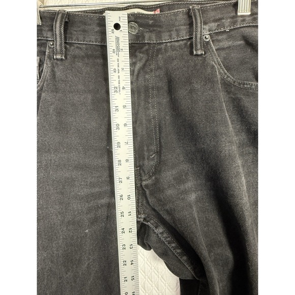 Levi's 505 Jeans Washed Black Straight Fit Mens 36x32 2010 Chore Cowboy Biker - Picture 6 of 8